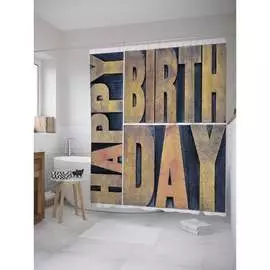 Шторка-занавеска для ванной JOYARTY