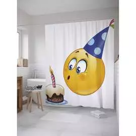 Шторка-занавеска для ванной JOYARTY