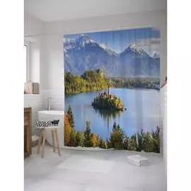 Шторка-занавеска для ванной JOYARTY