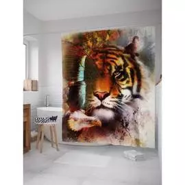 Шторка-занавеска для ванной JOYARTY