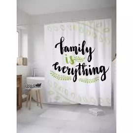 Шторка-занавеска для ванной JOYARTY