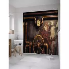 Шторка-занавеска для ванной JOYARTY