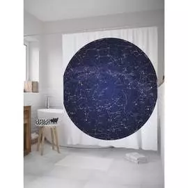 Шторка-занавеска для ванной JOYARTY