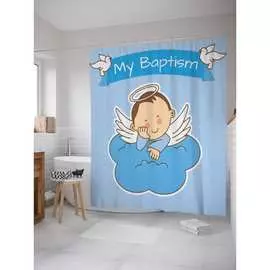 Шторка-занавеска для ванной JOYARTY