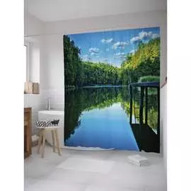 Шторка-занавеска для ванной JOYARTY