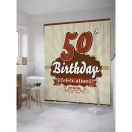 Шторка-занавеска для ванной JOYARTY