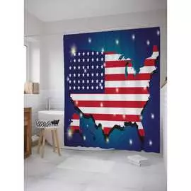 Шторка-занавеска для ванной JOYARTY