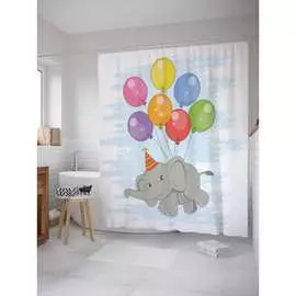 Шторка-занавеска для ванной JOYARTY