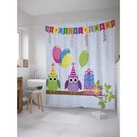 Шторка-занавеска для ванной JOYARTY