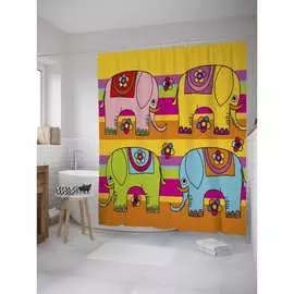 Шторка-занавеска для ванной JOYARTY