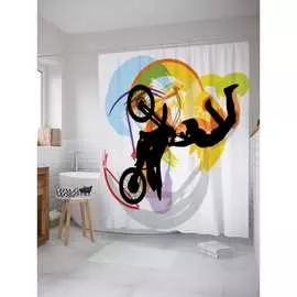 Шторка-занавеска для ванной JOYARTY