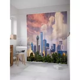 Шторка-занавеска для ванной JOYARTY