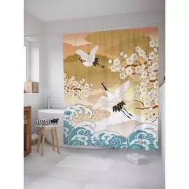 Шторка-занавеска для ванной JOYARTY