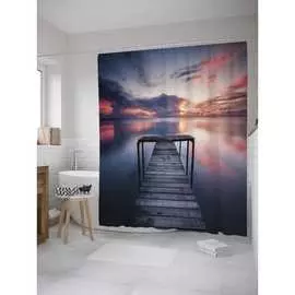 Шторка-занавеска для ванной JOYARTY