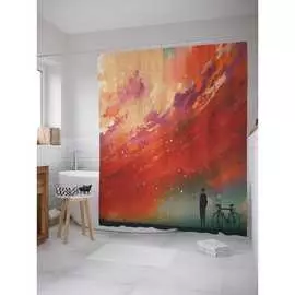 Шторка-занавеска для ванной JOYARTY