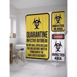 Шторка-занавеска для ванной JOYARTY