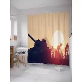 Шторка-занавеска для ванной JOYARTY