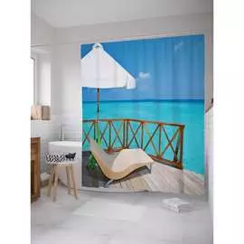 Шторка-занавеска для ванной JOYARTY