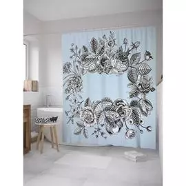 Шторка-занавеска для ванной JOYARTY