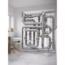 Шторка-занавеска для ванной JOYARTY