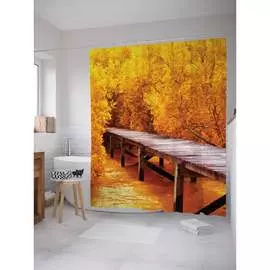 Шторка-занавеска для ванной JOYARTY