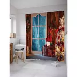 Шторка-занавеска для ванной JOYARTY