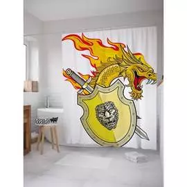 Шторка-занавеска для ванной JOYARTY