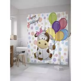 Шторка-занавеска для ванной JOYARTY