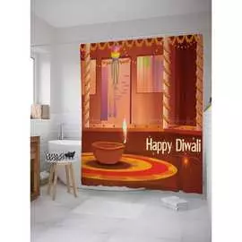 Шторка-занавеска для ванной JOYARTY