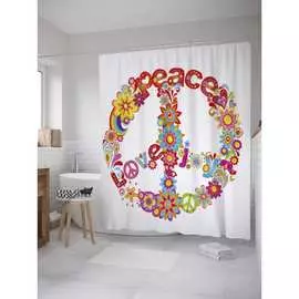 Шторка-занавеска для ванной JOYARTY