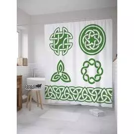 Шторка-занавеска для ванной JOYARTY