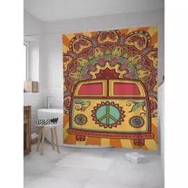 Шторка-занавеска для ванной JOYARTY