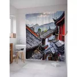 Шторка-занавеска для ванной JOYARTY