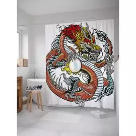 Шторка-занавеска для ванной JOYARTY