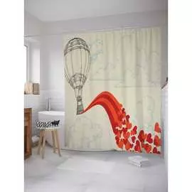 Шторка-занавеска для ванной JOYARTY