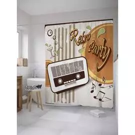 Шторка-занавеска для ванной JOYARTY