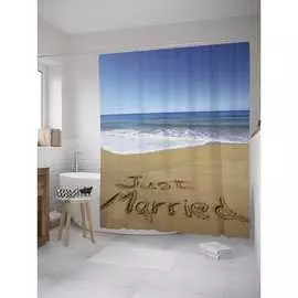 Шторка-занавеска для ванной JOYARTY