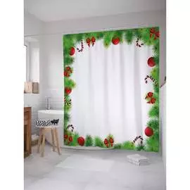 Шторка-занавеска для ванной JOYARTY