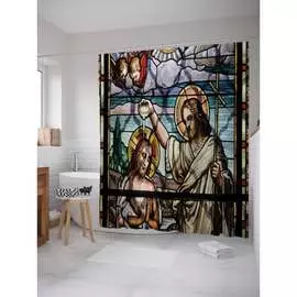 Шторка-занавеска для ванной JOYARTY