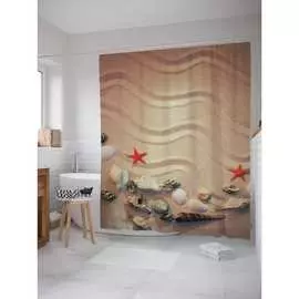 Шторка-занавеска для ванной JOYARTY