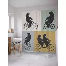 Шторка-занавеска для ванной JOYARTY