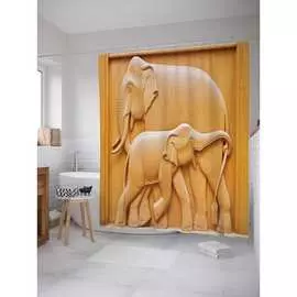 Шторка-занавеска для ванной JOYARTY