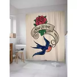 Шторка-занавеска для ванной JOYARTY