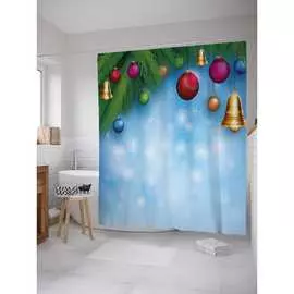 Шторка-занавеска для ванной JOYARTY