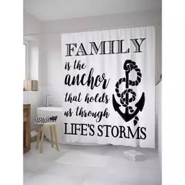 Шторка-занавеска для ванной JOYARTY