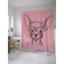 Шторка-занавеска для ванной JOYARTY