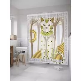 Шторка-занавеска для ванной JOYARTY