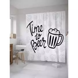 Шторка-занавеска для ванной JOYARTY