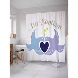 Шторка-занавеска для ванной JOYARTY