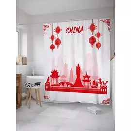 Шторка-занавеска для ванной JOYARTY